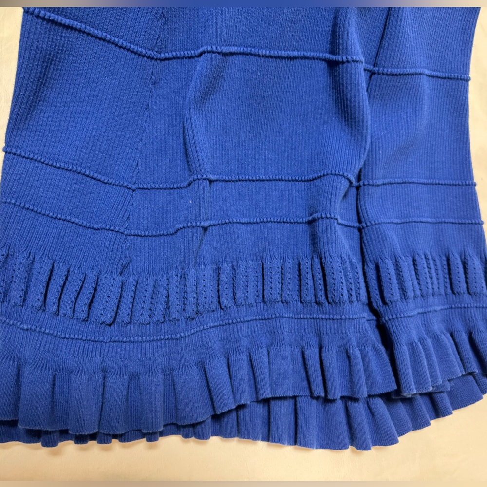 Maeve Knit Royal Blue Dress Size X-Large - Picture 4 of 5